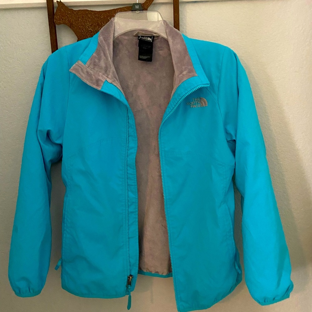 North face blue jacket